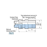 Standard Type Hydraulic Chuck HSK-A100/63 - Big-tools Industrial Supply Tools for Metal Cutting